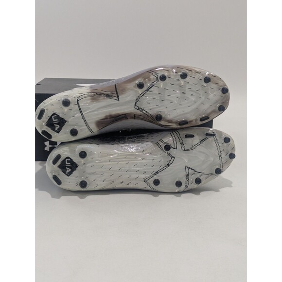 Under Armour Spotlight Lux MC 2.0 Cleats Black White Men’s 11 3025082-001